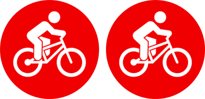 Symbol 2 Fahrräder